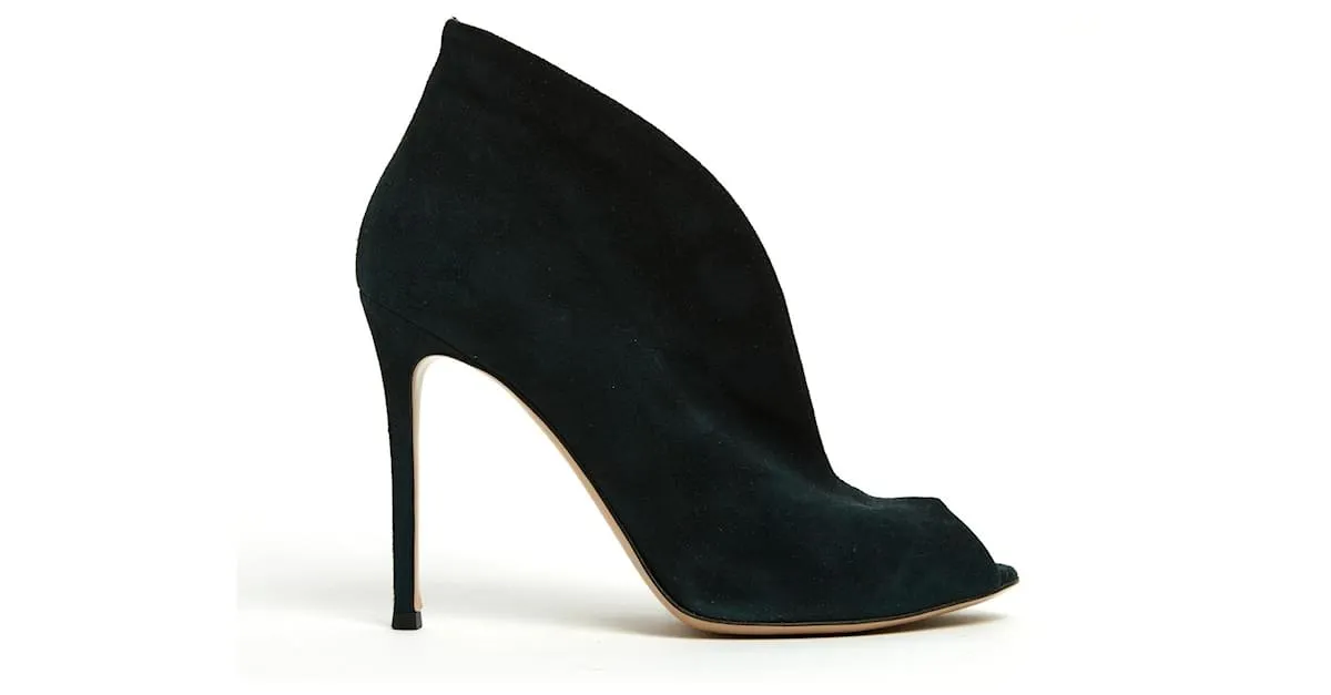 Gianvito Rossi VAMP ANTE VERDE OSCURO EU39 