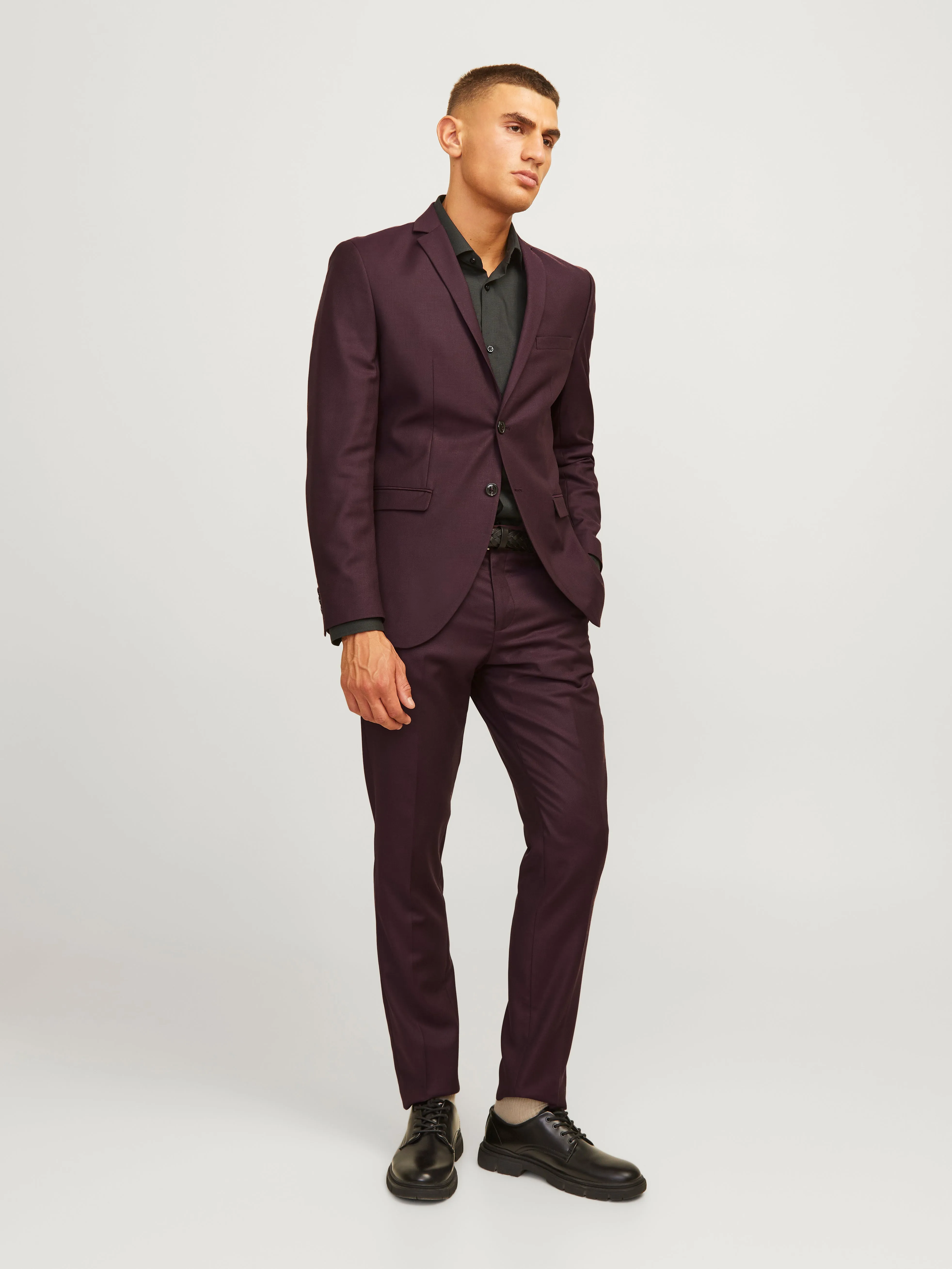 JPRSOLARIS Trajes Corte super slim | Rojo oscuro | Jack & Jones®