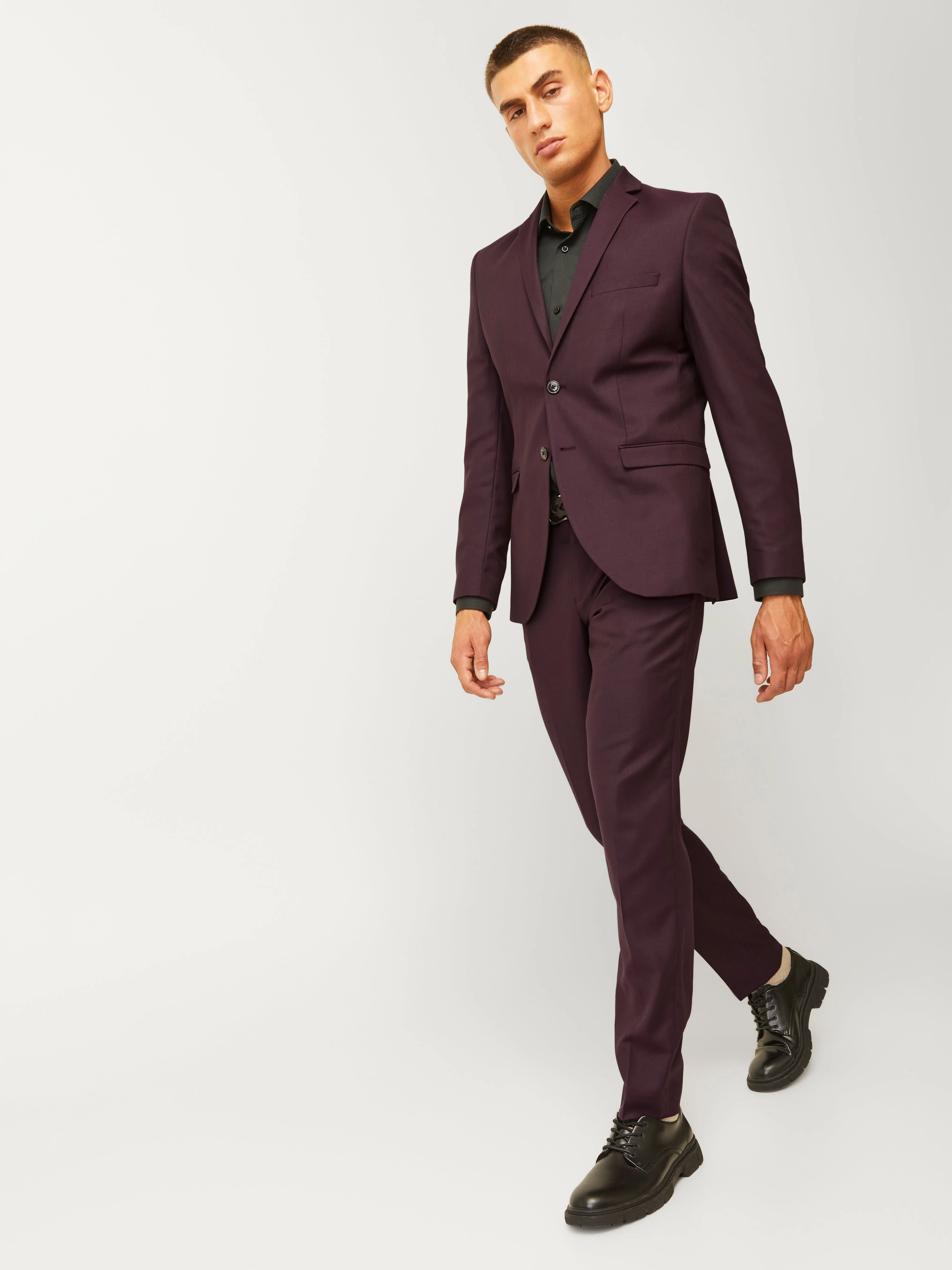 JPRSOLARIS Trajes Corte super slim | Rojo oscuro | Jack & Jones®