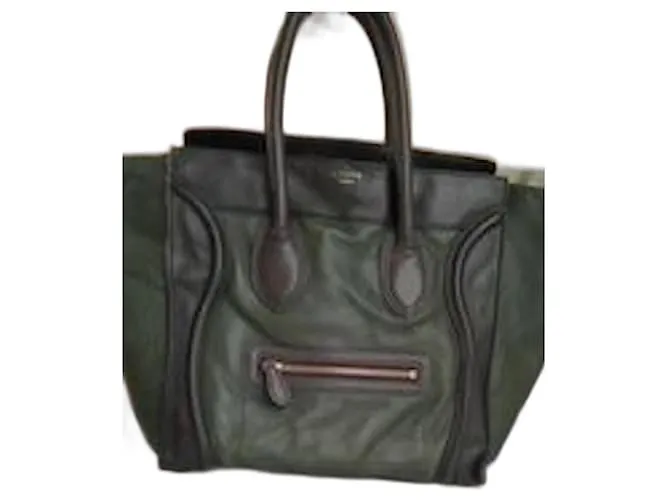 Luggage Céline equipaje Verde oscuro 