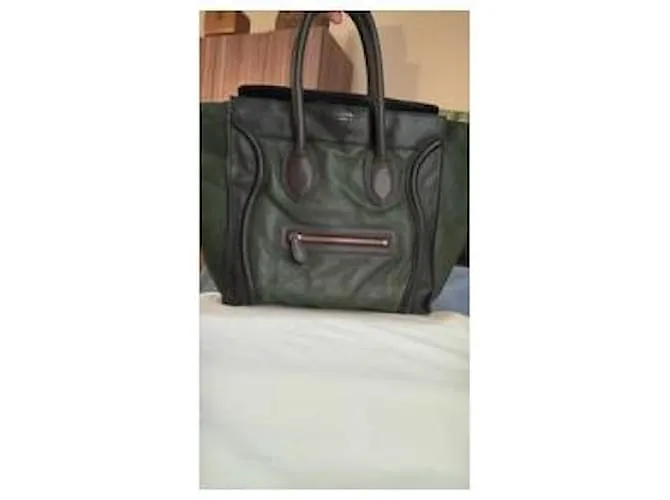 Luggage Céline equipaje Verde oscuro 