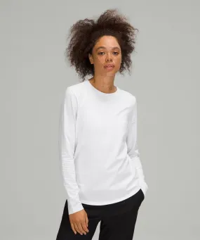 Lululemon Camiseta de manga larga Love - Blanco | UC49-T1NT