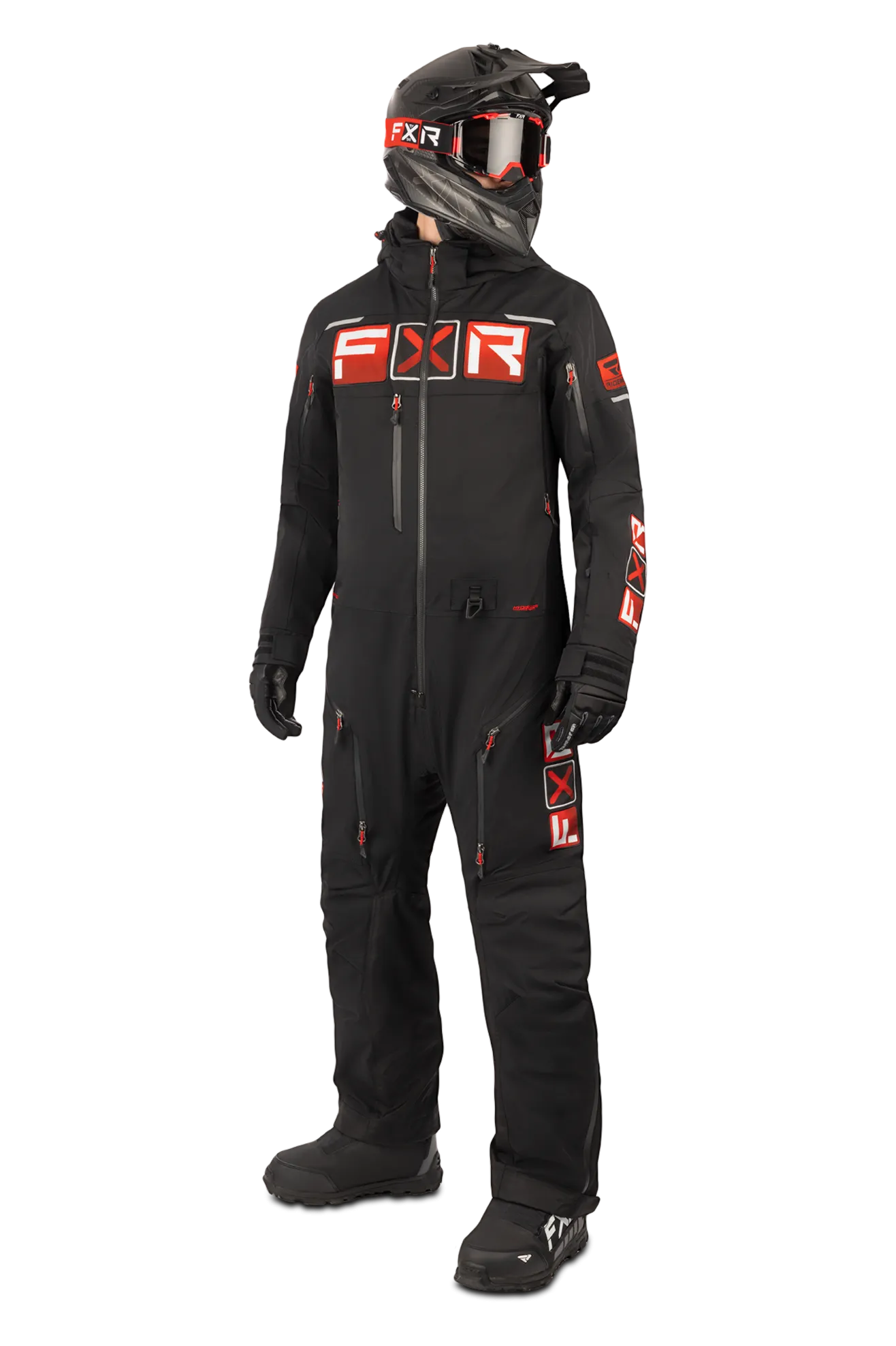 Mono FXR Maverick Lite Negro-Rojo