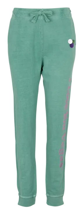 NEWTONE JOGGER SOUVENIR - Jogging amplio de algodón con serigrafía en verde