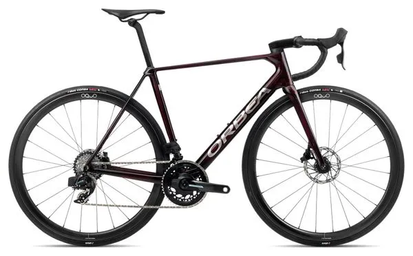 Orbea Orbea Orca M21eTEAM PWR Bicicleta de Carretera Sram Force eTap AXS 12S 700 mm Rojo Vino 2024