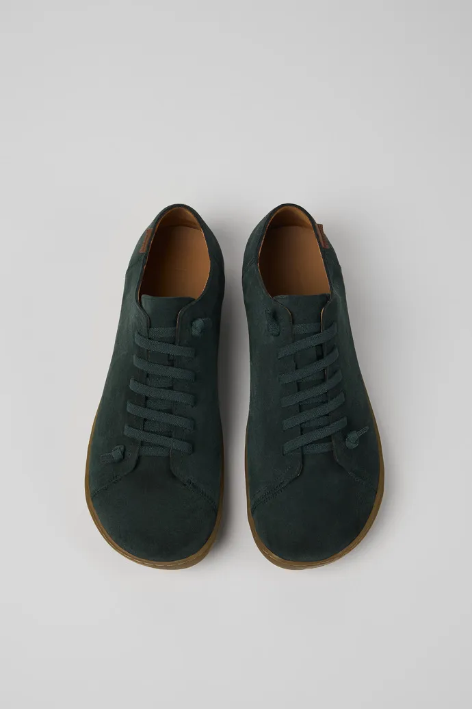 Peu Zapatos de nobuk verde para hombre