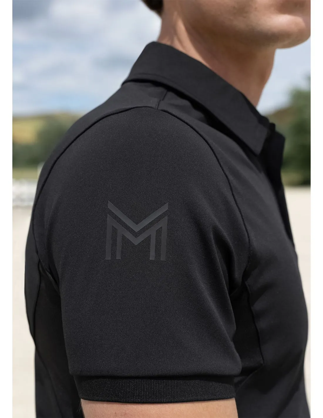 Polo Manga Corta Cross Maximilian Black