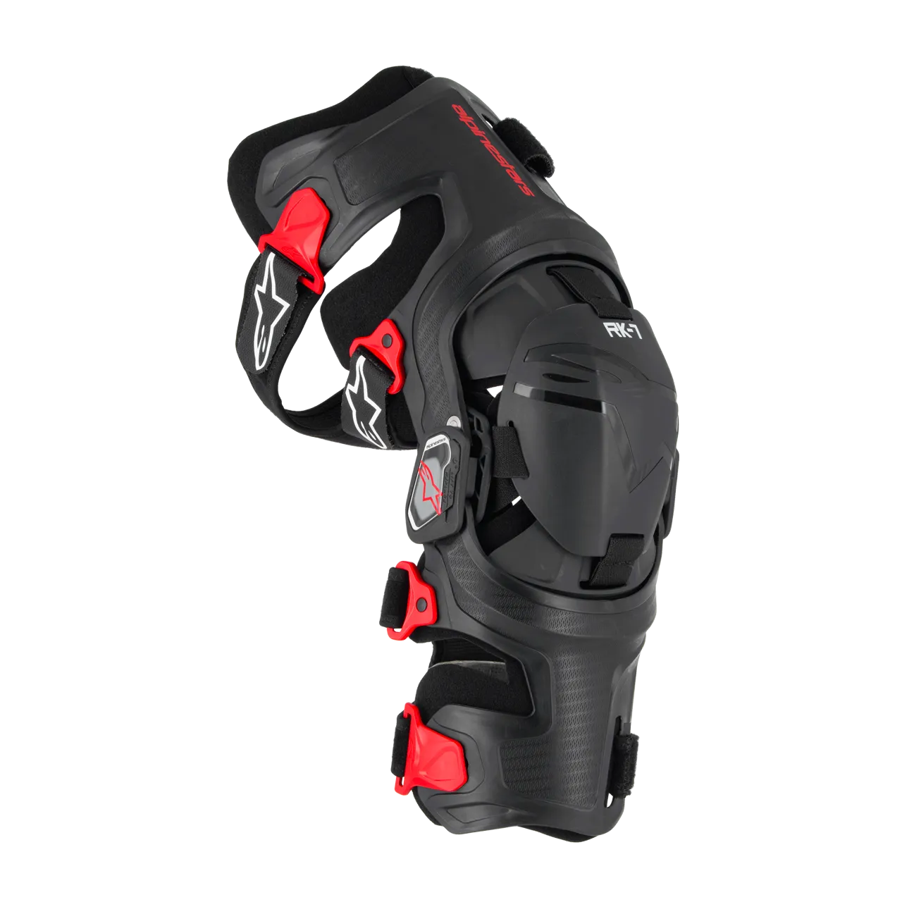 Rodillera de Cross Alpinestars RK-7 PLASMA Negro-Rojo