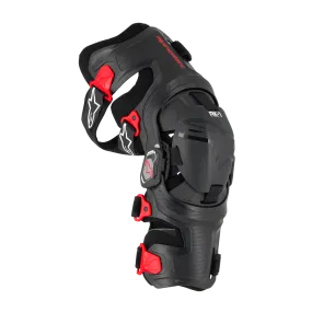 Rodillera de Cross Alpinestars RK-7 PLASMA Negro-Rojo