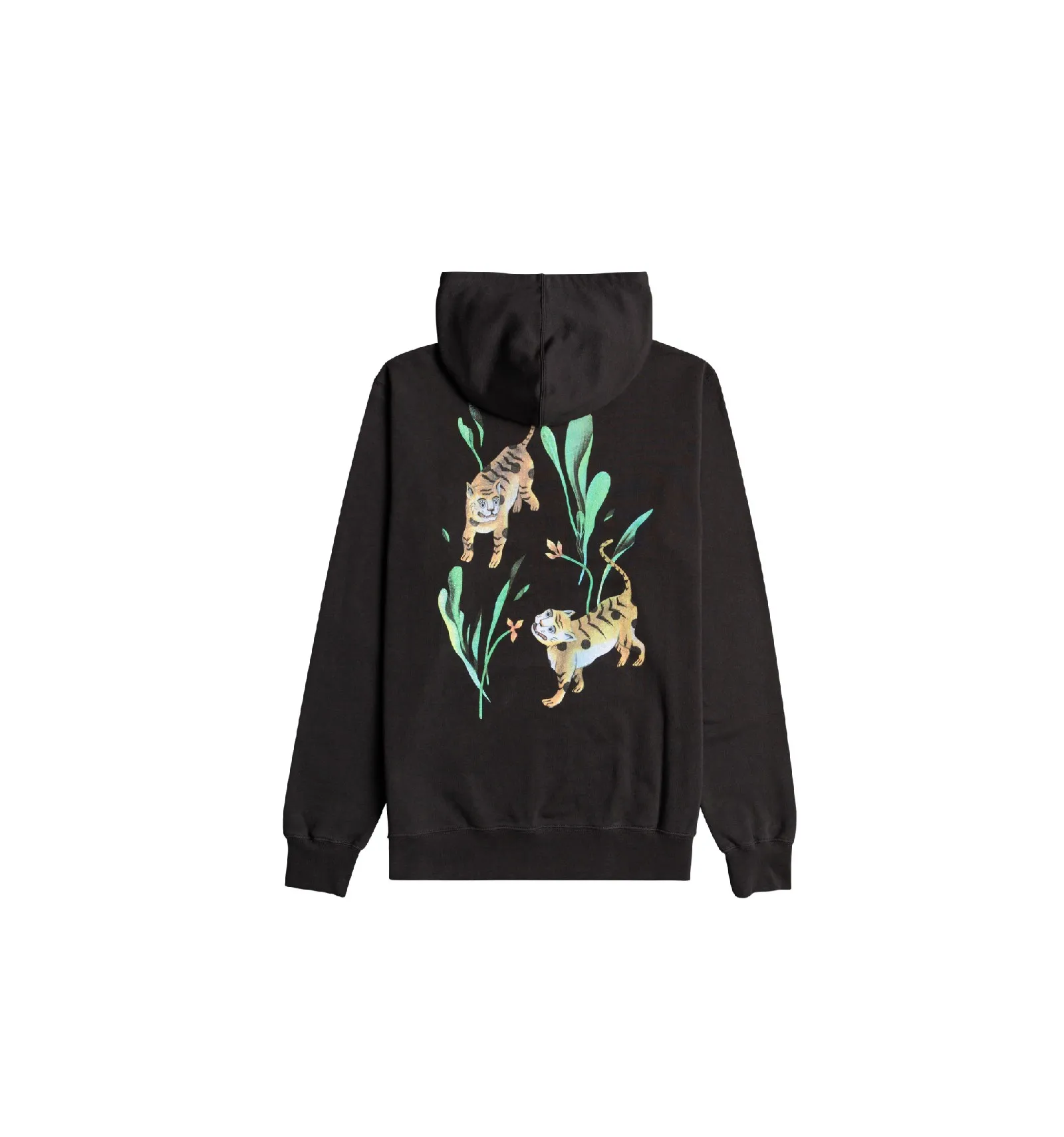 RVCA TIGERS HOODIE BLACK