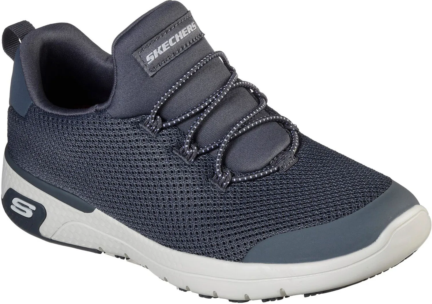 SKECHERS Calzado informal, con puntera blanda, carbÝn, de mujer, SKECHERS Work Marsing-Waiola