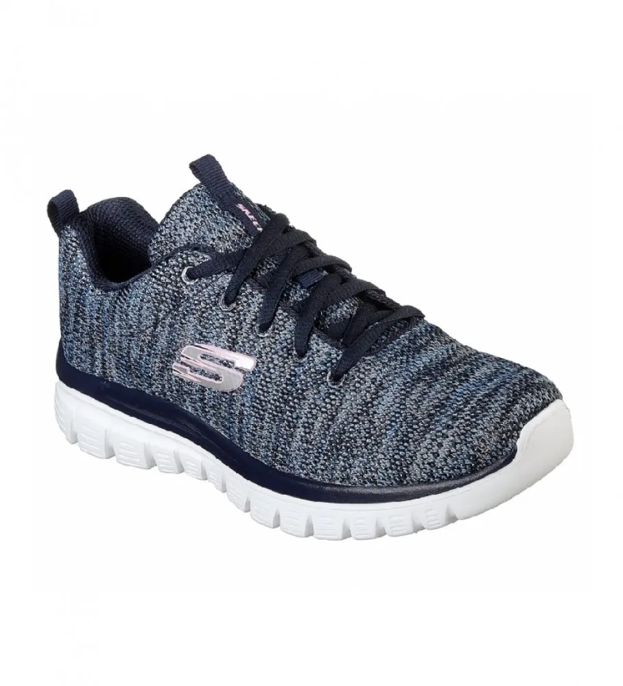 SKECHERS ZAPATILLAS GRACEFUL-TWISTED FORTUNE MARINO