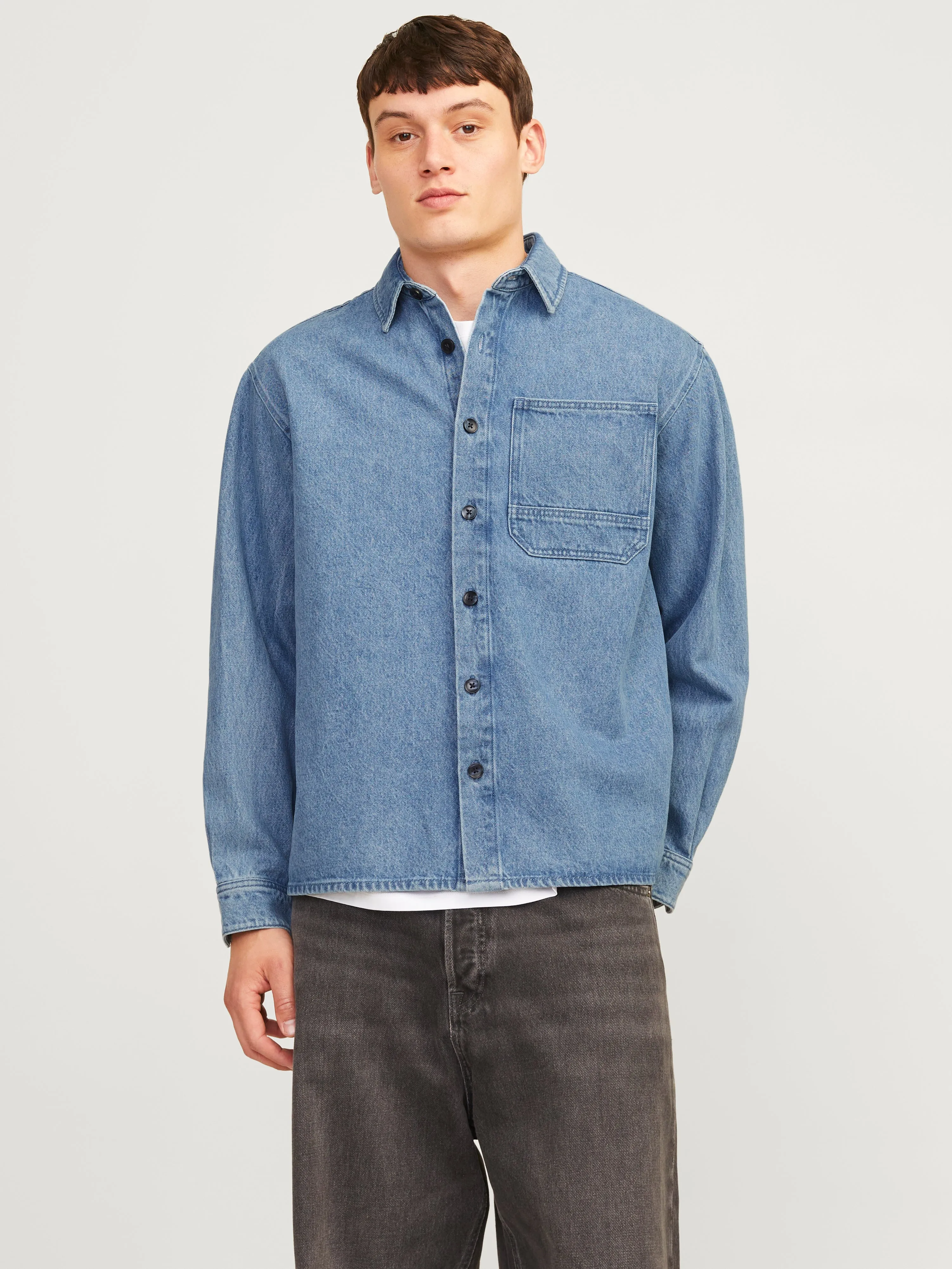 Sobrecamisa Corte relaxed | Azul intermedio | Jack & Jones®