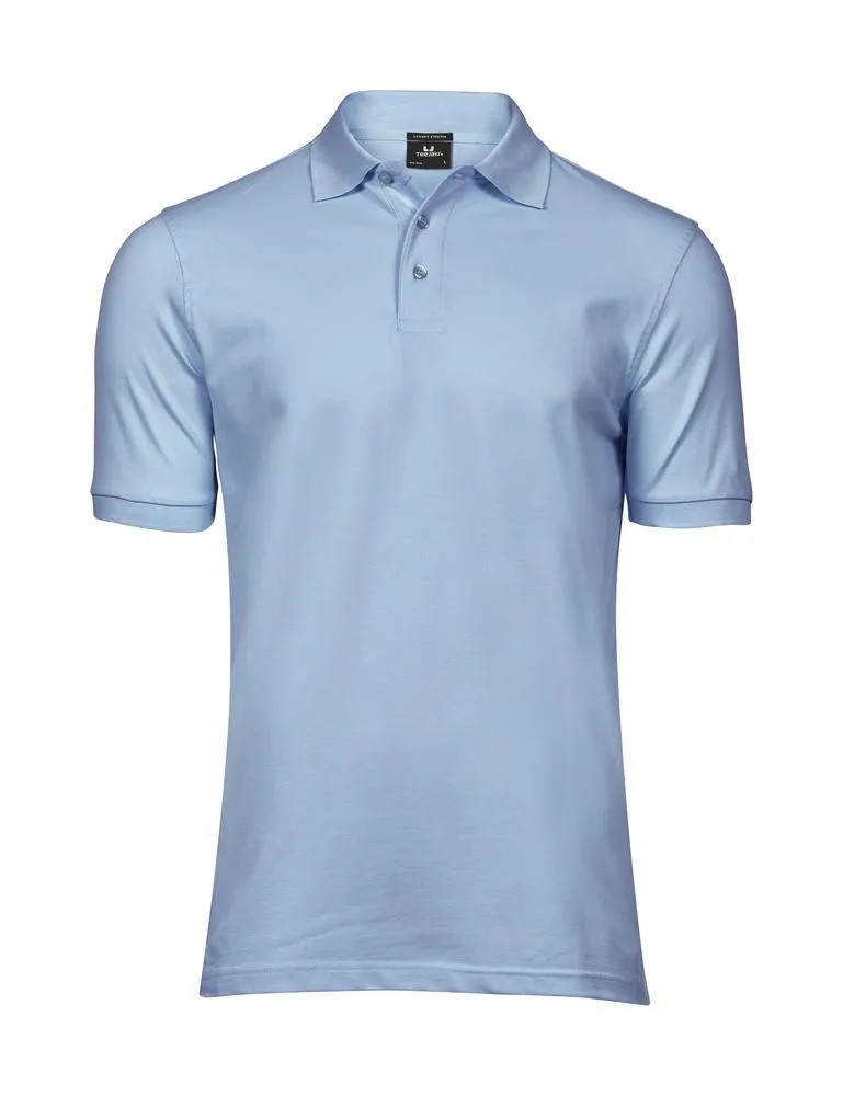 Tee Jays TJ1405 - Polo de Lujo Stretch Para Hombre - Azul claro