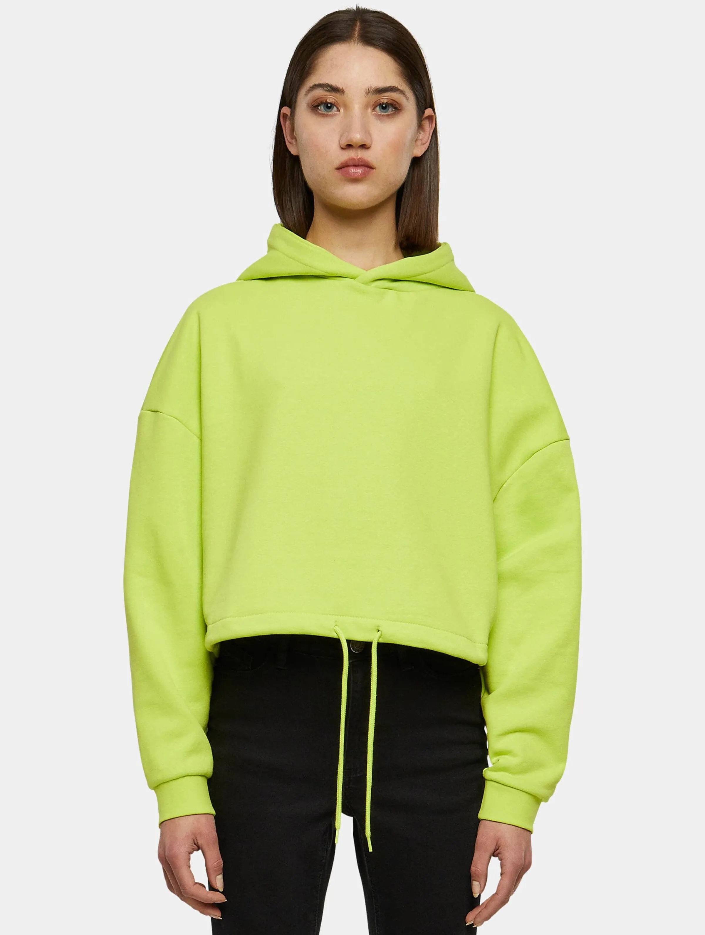 Urban Classics Ladies Cropped Oversized Hoodie