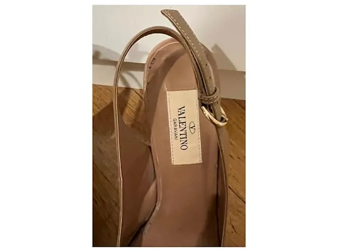 Valentino Sandalias Beige 