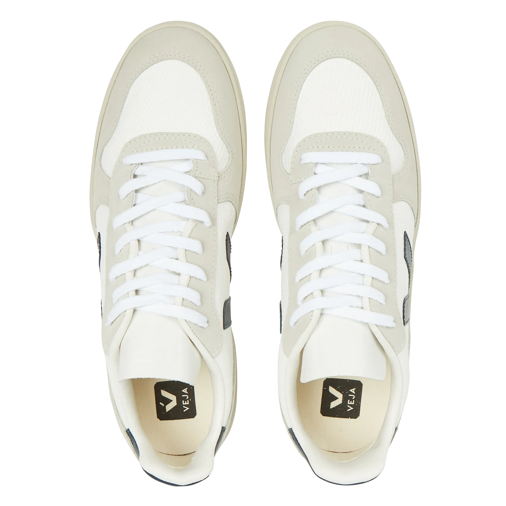 VEJA V10 - Baskets V-10 B-Mesh en blanco