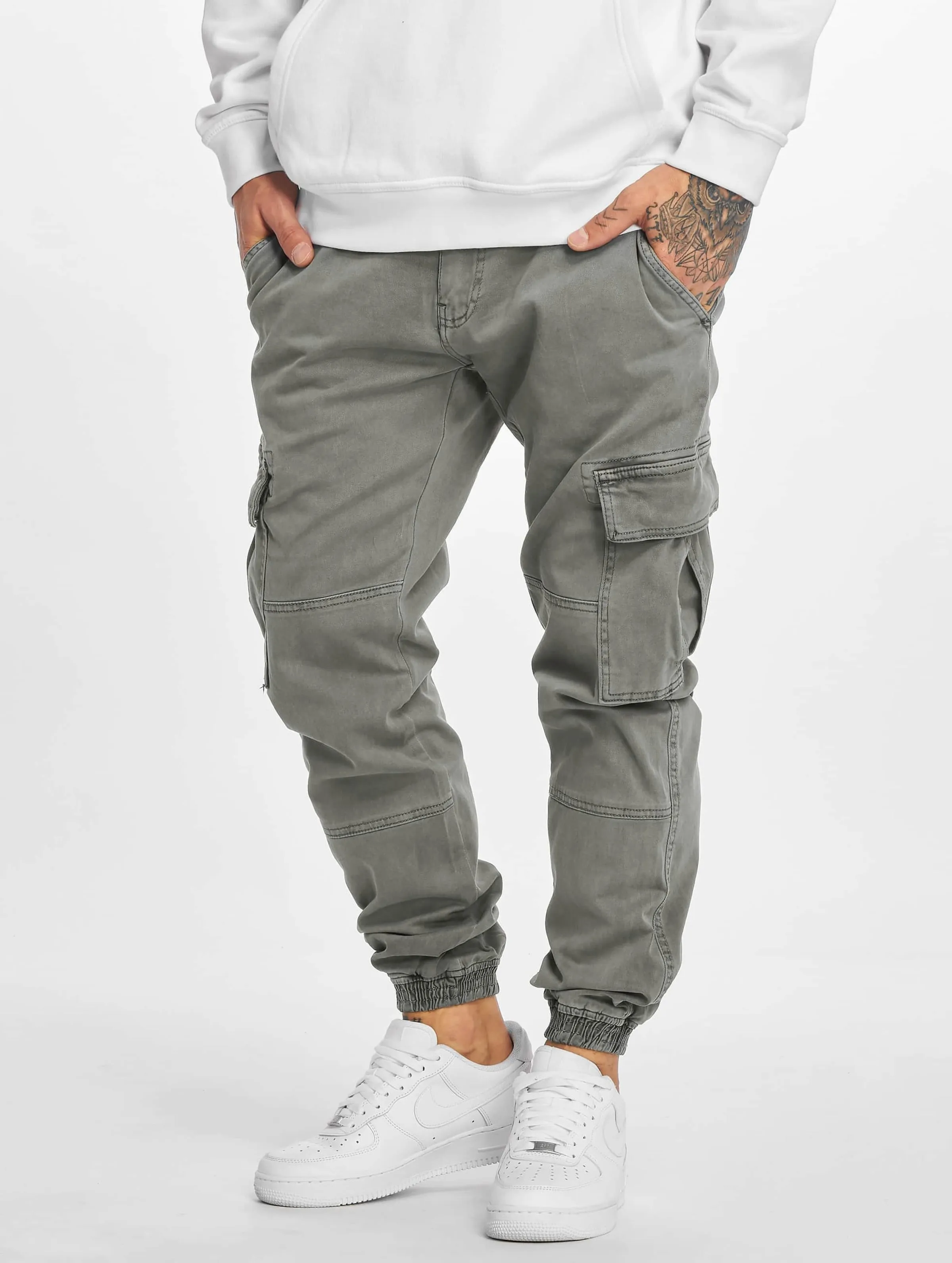 Washed Cargo Twill Jogging