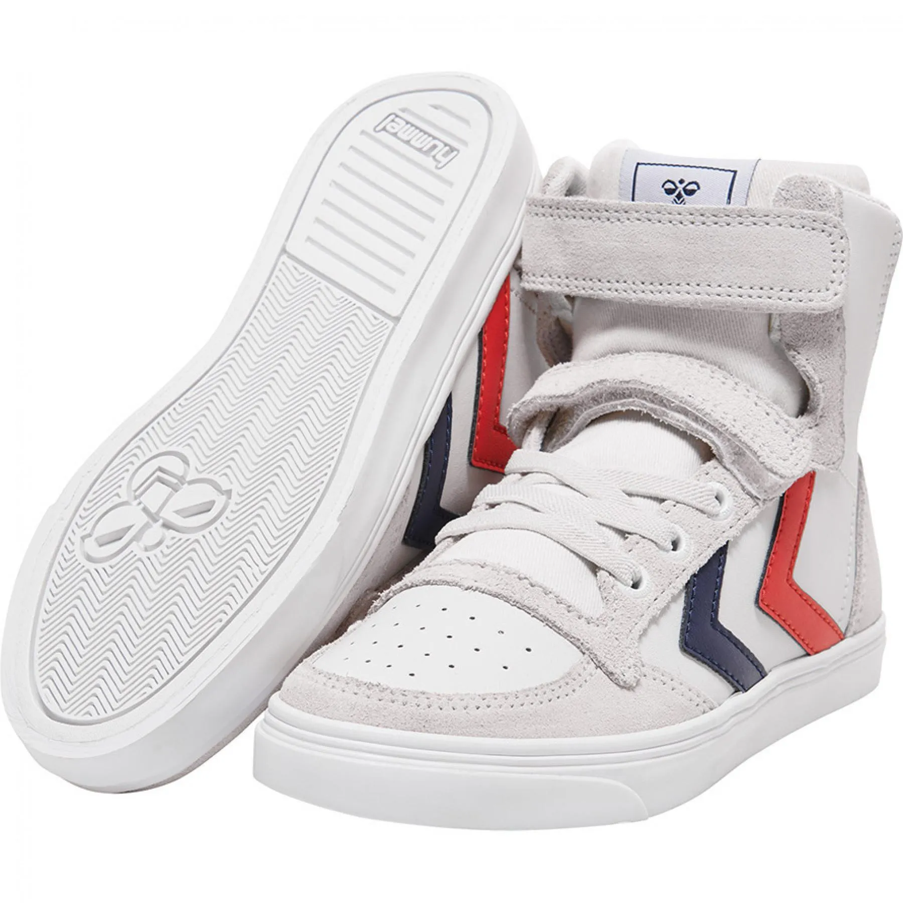 Zapatillas niños Hummel slimmer stadil leather high [Tamaño 31]