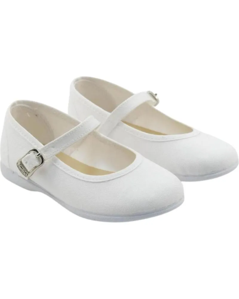 Zapatos de Niña BATILAS MERCEDITAS Y BAILARINAS BLANCO