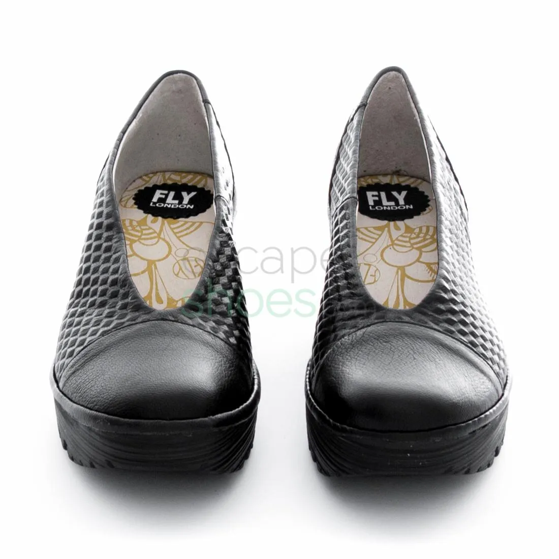 Zapatos FLY LONDON Yellow Yena685 Black P500685000